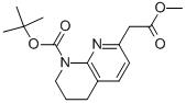 (8-Boc-5,6,7,8-tetrahydro-[1,8] naphthyridin-2-yl)-acetic acid methyl ester